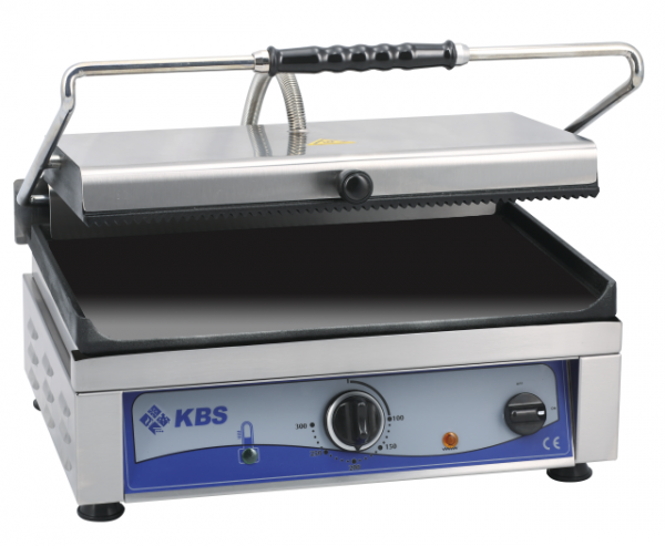 Kontaktgrill Grillfläche 45x27 cm oben gerillt & unten glatt 1 Heizzone