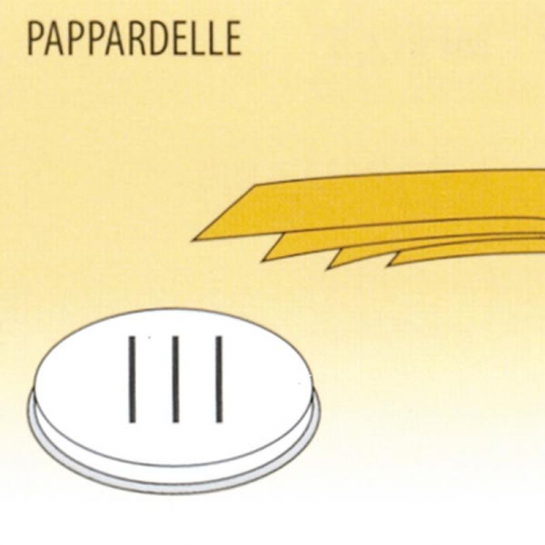 Nudelform Pappardelle für Nudelmaschine NM 15