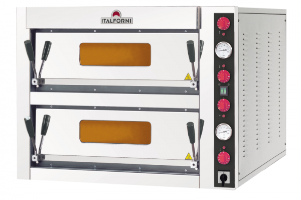 Pizzaofen Allround für 6+6 Pizzen ø33cm elektro 13 kW