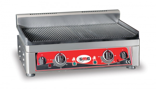 GMG Grillplatte GP5530E gerillt aus Gusseisen