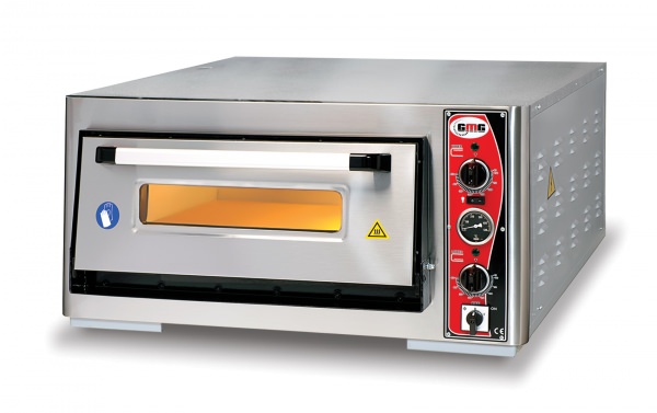 GMG Pizzaofen PF6292 E mit Thermometer elektrisch 6x Ø30cm 6 kW 400V