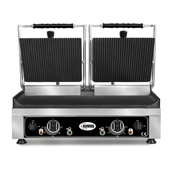 GMG Doppel-Kontaktgrill KG5530DG oben gerillt unten glatt