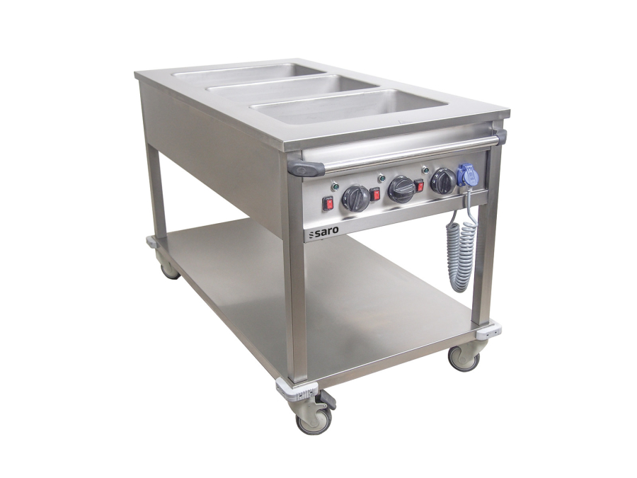 Gastro Bain Marie Wagen BT-3 kurzseitige Bedienung