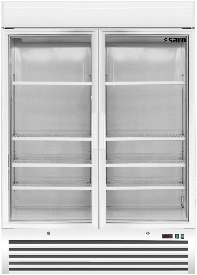 Gastro Tiefkühlschrank mit Glastür 2-türig D 920