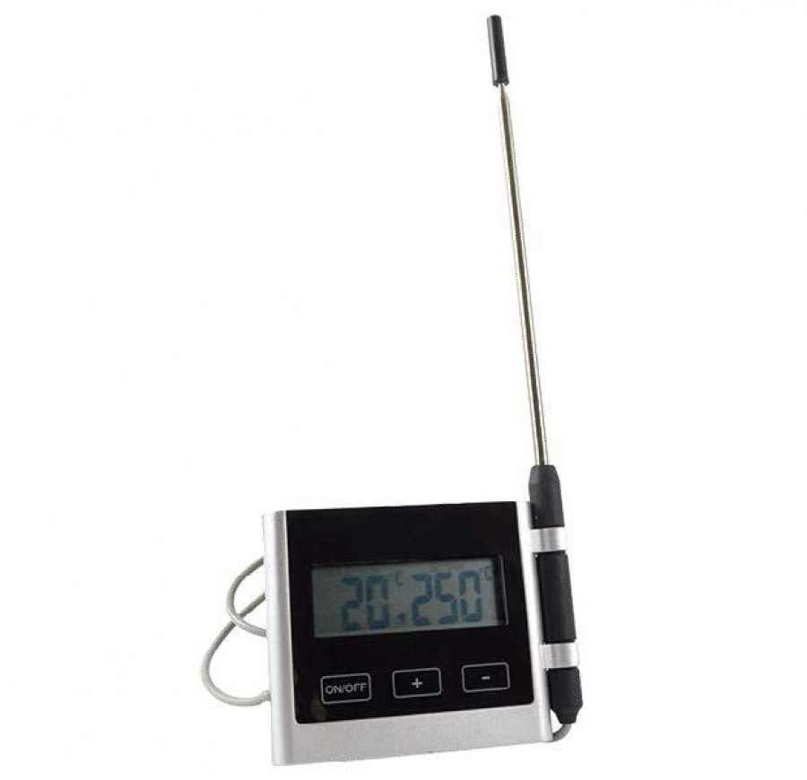 SARO Digitales Thermometer für Ofen mit Alarm 4717