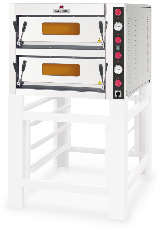 Pizzaofen Allround für 6+6 Pizzen ø33cm elektro 13 kW