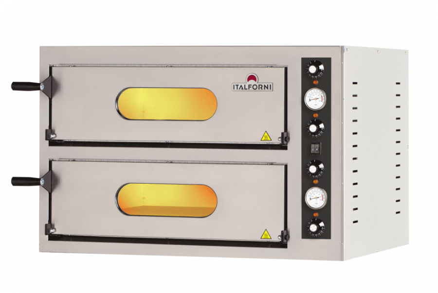 Pizzaofen Compact 4 für 4+4 Pizzen ø33cm elektro 9 kW