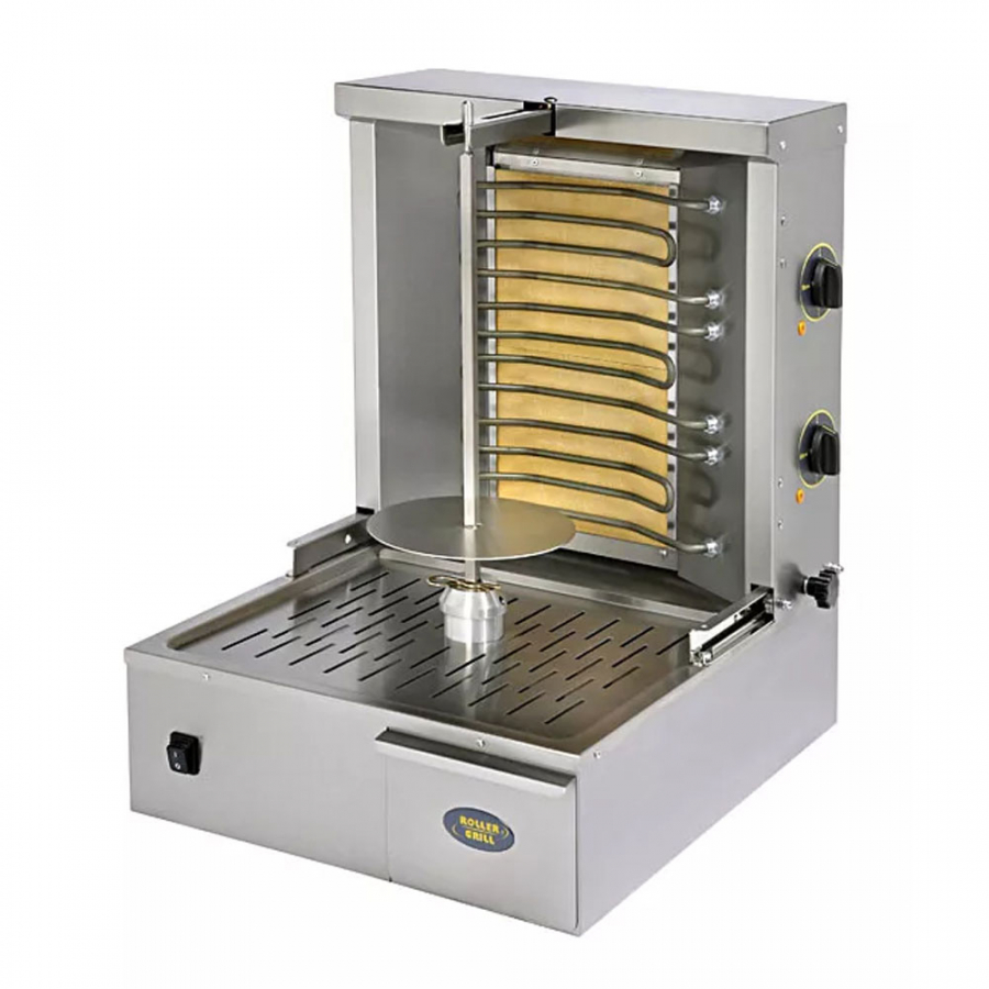 ROLLER GRILL Elektro-Gyrosgrill, Kapazität 15 kg, Abmessung 580 x 660 x 695 mm (BxTxH)