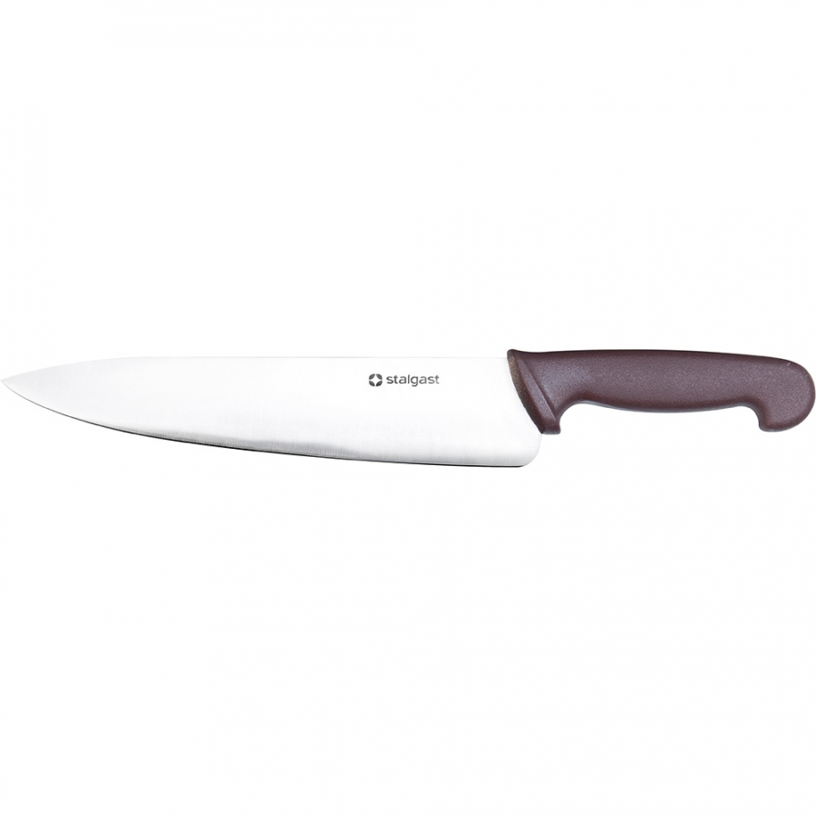 Stalgast Kochmesser, HACCP, Griff braun, Edelstahlklinge 25 cm