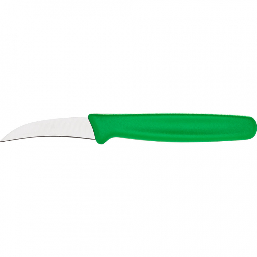 Gemüsemesser Premium, HACCP, Griff grün, Edelstahlklinge, L. 60 mm