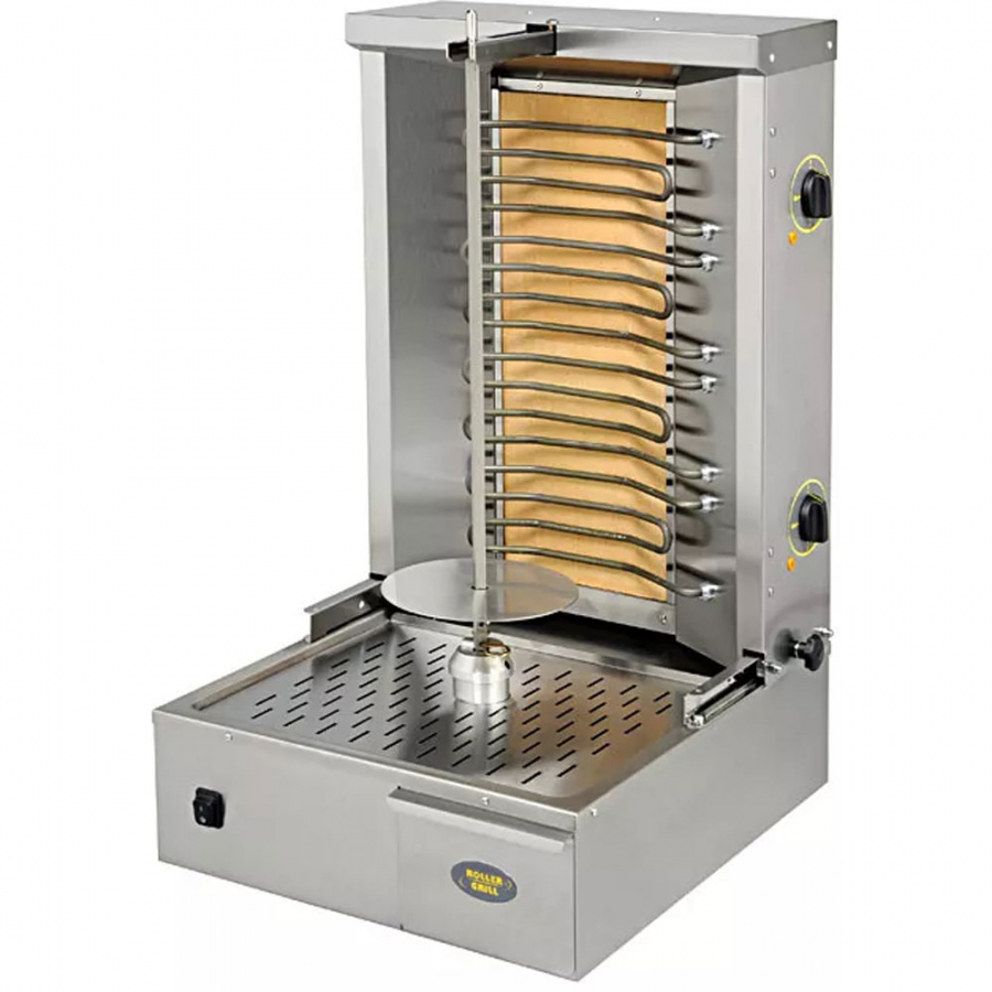 ROLLER GRILL Elektro-Gyrosgrill, Kapazität 25 kg, Abmessung 580 x 660 x 870 mm (BxTxH)