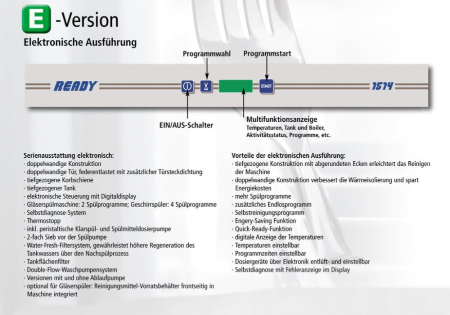 Haubenspülmaschine R1604